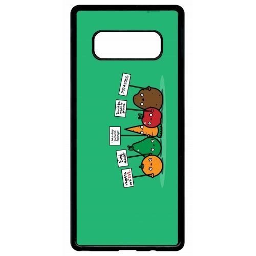 Coque samsung galaxy note 8 funny vegan c est le mal