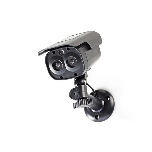 NEDIS DUMCBS30BK Caméra de Sécurité Factice, Tube, IP44, Noir