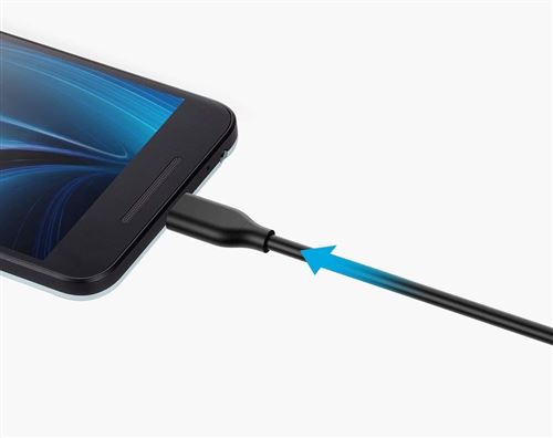 Câble USB-C Officiel Samsung Galaxy Note 10 Charge Rapide – Noir