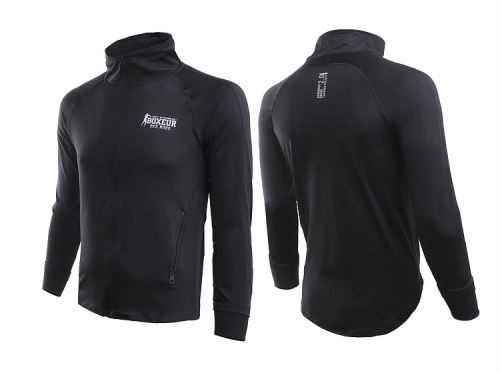 Veste à capuche boxeur des rues-L-Noir-L--L-Noir--------------Noir-