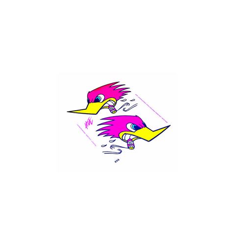 Autocollant duck (14x16cm)