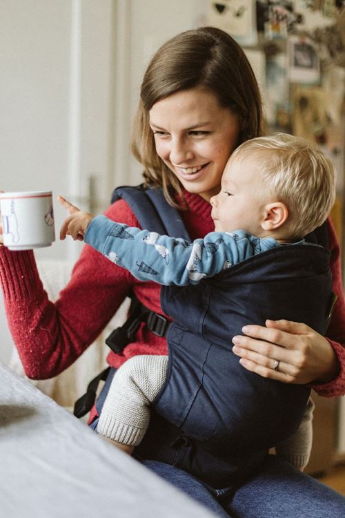 Porte Bébé BOBA 4GS Coton Navy - BOBA