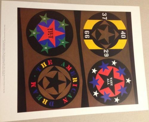 Robert Indiana - American Dream 1961 - 31x40 cm - AFFICHE / POSTER État correct - N/A reconditionné disponible sur Fnac