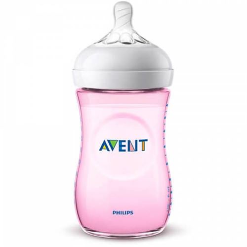 Biberon natural pp 260 ml rose - philips avent