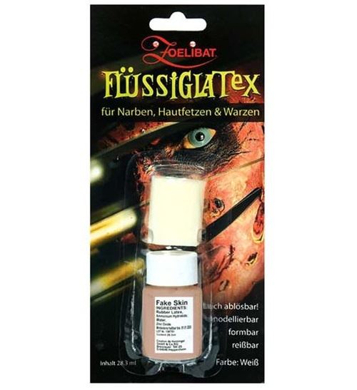 Witbaard latex avec éponge 28,3 ml de latex couleur peau