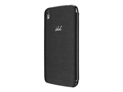 Etui Folio Alcatel pour OneTouch Idol 3 AF6045 Gris Foncé