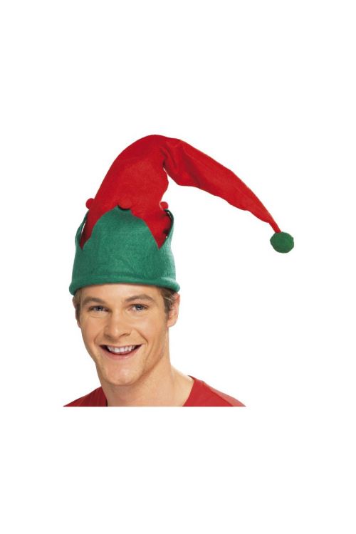 Bonnet elfe avec pompom