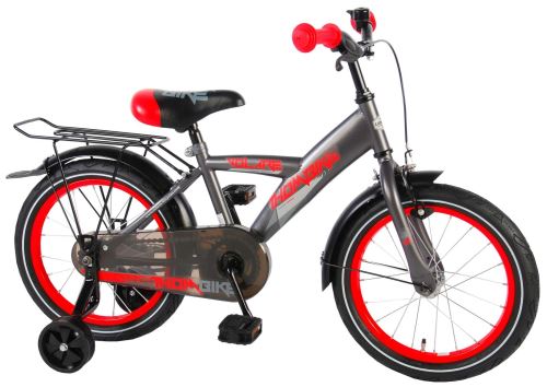 Volare Thombike 16 pouces 25,4 cm Garçon Frein à rétropédalage Gris/Rouge