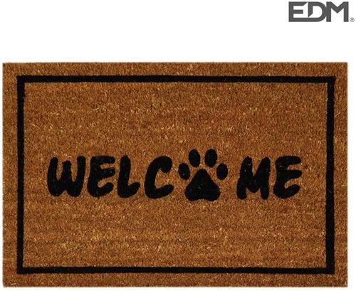 Electrodomesticosweb Paillasson 60 x 40 cm modèle Welcome Empreinte EDM