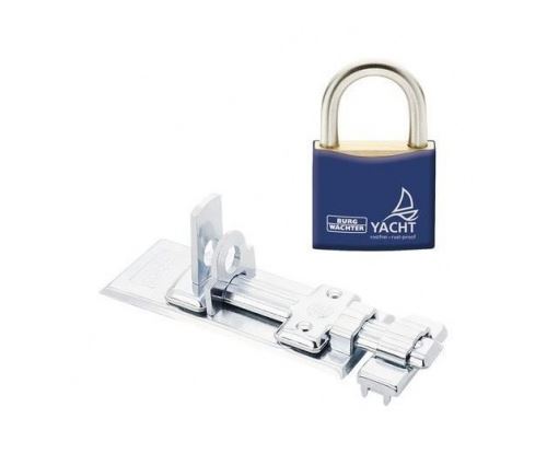 Burg-wachter set porte-cadenas r 100 ni et cadenas 460 ni 40