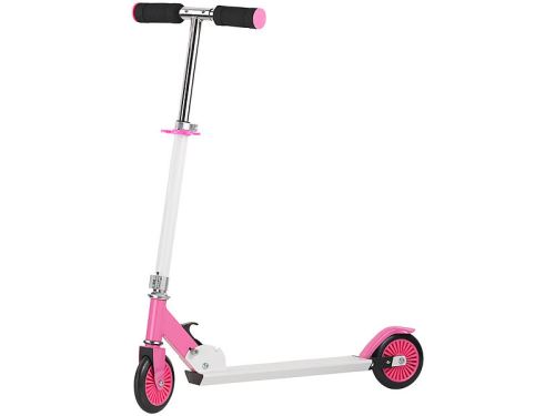 Trottinette pliable pour enfant avec cadre en aluminium CR-80.kid - Rose