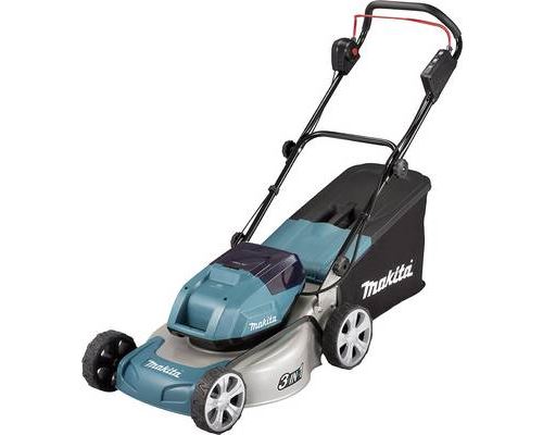 makita tondeuse dlm460z - 36v - largeur de coupe 46 cm - hauteur de coupe 20 a 75 mm - bac de ramassage 60 l