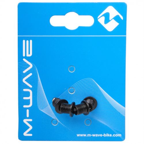 M-Wave boulon de fixation M8 x 0,75 x 12,5L noir 4 pièces