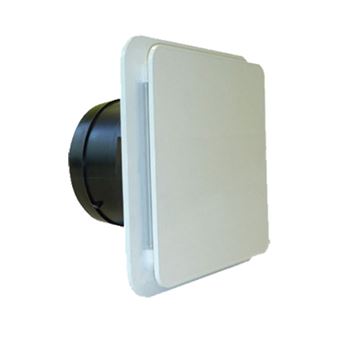Bouche d'insufflation ou d'extraction salle de bains et WC D80 mm Unelvent - Unelvent - 1