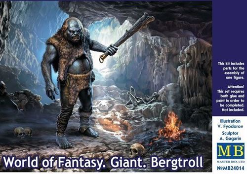 World Of Fantasy. Giant.bergtroll - 1:24e - Master Box Ltd.