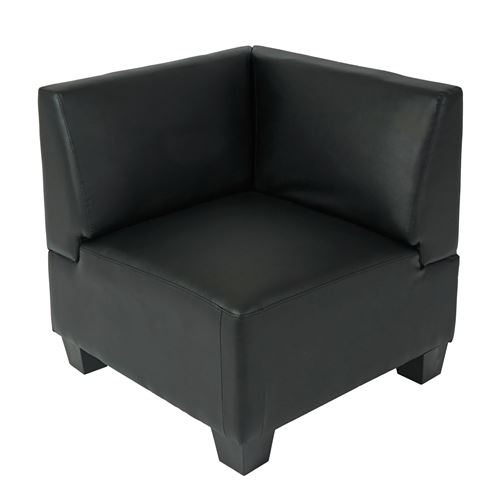 Générique Noir Élément De Coin Lyon, Système Modulaire, Similicuir - Image 1