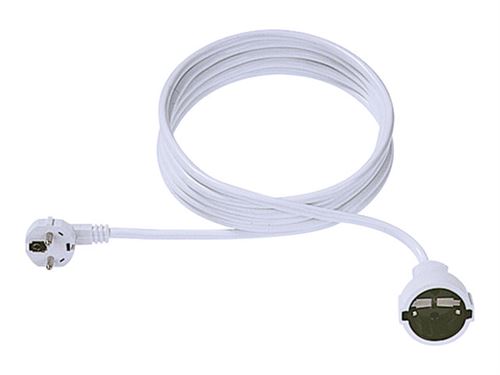 Bachmann - Rallonge de câble d'alimentation - 5 m - blanc