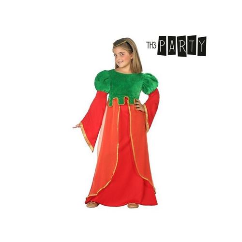 Déguisement pour Enfants Dame médiévale (Taille 3-4 Ans)