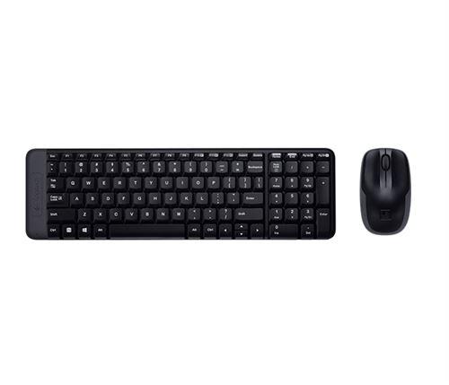 Logitech Noir Wireless Combo Mk220 Clavier Souris Incluse Bureau Usb Français - Neuf - Image 3