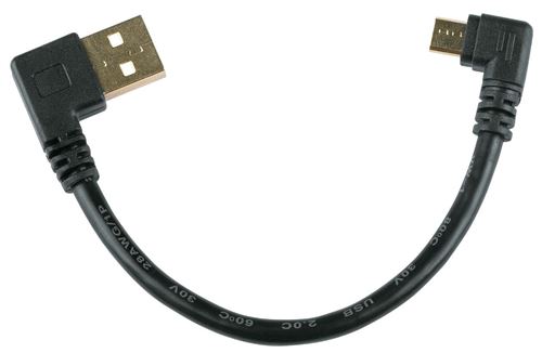 SKS câble de chargement micro-USB 2.4A 10 cm noir