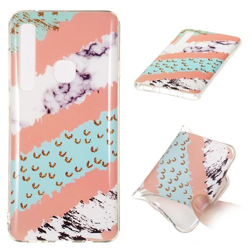 Coque en TPU motif de marbre souple style M pour votre Samsung Galaxy A9 (2018)/A9 Star Pro/A9s