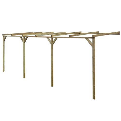 Chunhe Pergola à appentis 2 x 6 x 2,2 m Bois AB41712