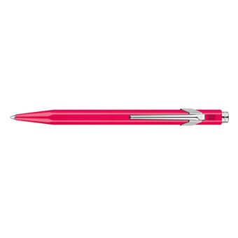 Caran d'Ache, Balpen 849 Popline met etui, fluorescerende kleuren metallic goud bar Caran d'Ache, Balpen 849 Popline met etui, fluorescerende kleuren metallic goud bar