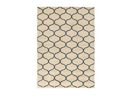 ABC 19843 - COMMUTATEUR KVM - Tapis Morrocan Window Beige/Bleu 133 x 190 cm