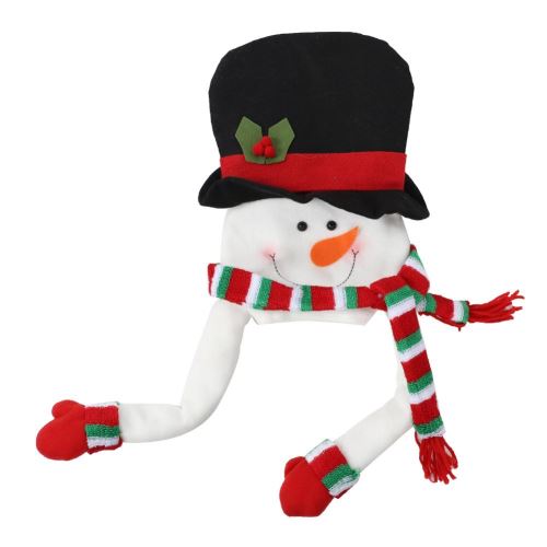 Chapeau De Bonhomme De Neige, Mignonne Décorations De Fête Noël Ornement Chapeau (Grand)