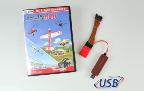 Aerofly RC8 + interface universel Ikarus