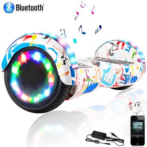 6.5 Inch Hoverboard, 6.5 Inch LED elektrische scooter, elektrische scooter E-Balance, E-Skateboard, elektrische scooter Bluetooth-graffiti