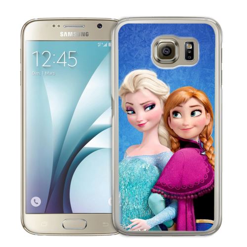 Coque pour Samsung Galaxy S7 reine des neiges elsa et anna