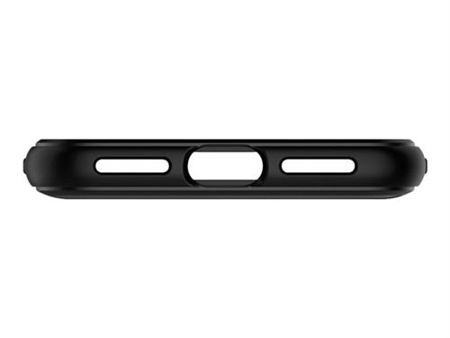 Spigen Rugged Armor - Coque de protection pour téléphone portable - robuste - polyuréthanne thermoplastique (TPU) - noir mat - pour Apple iPhone X