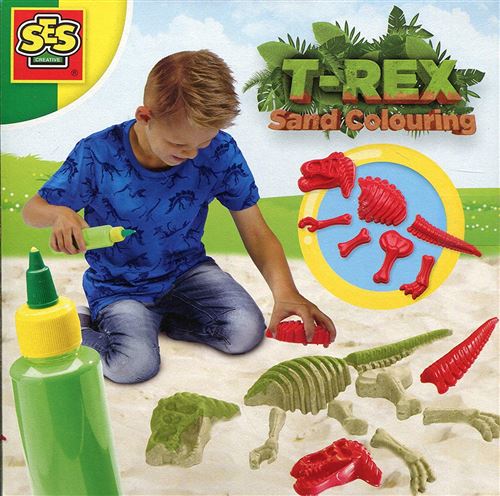 SES Creative - Tyrannosaure avec du Sable Coloré, 02214