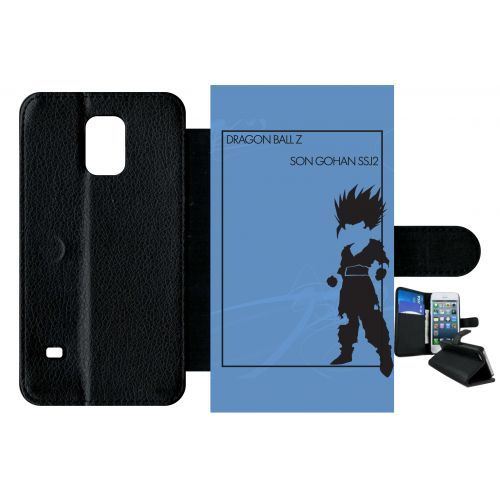 Etui à rabat samsung galaxy s5 dragon ball z son gohan ssj2