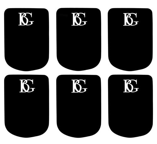 BG A10S - 6 protèges bec petits noirs 0,8mm