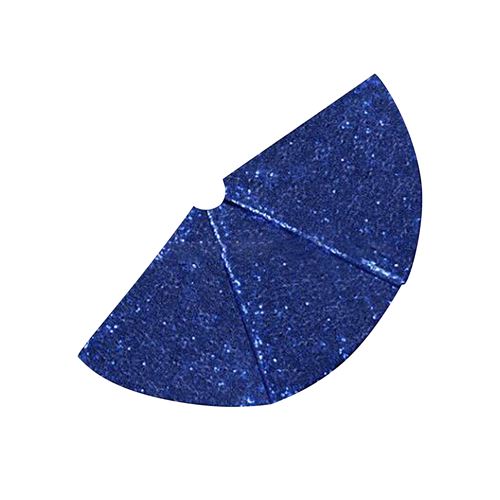 Grande Robe D'Arbre À Sequins Dorés 48 Pouces,Décoration De Noel Bleu Foncé K4