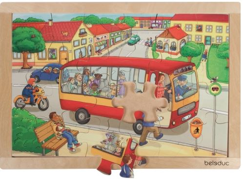 beleduc puzzle puzzle ville 24 pièces