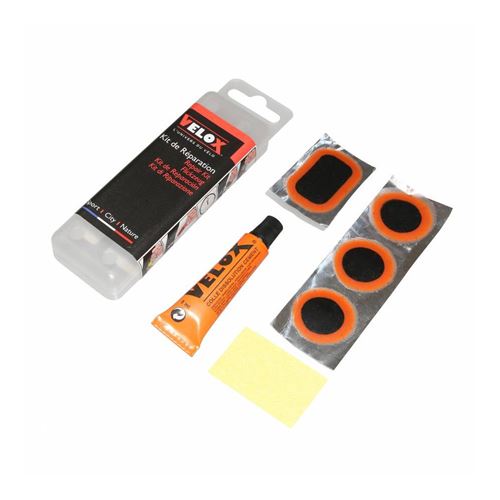 Kit reparation chambre a air velox vtt renforce - boite