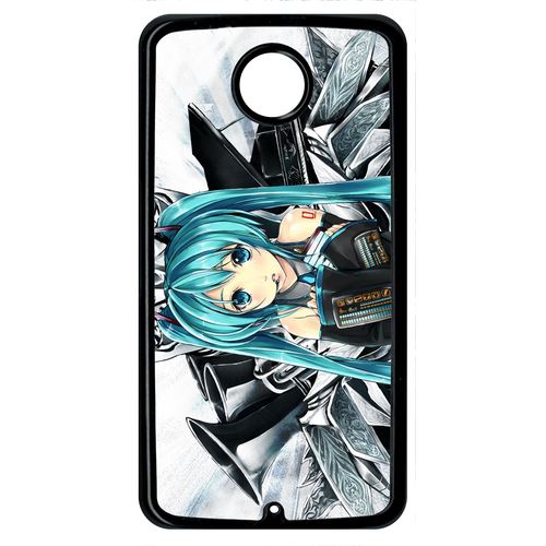 Coque Manga Fille Compatible Google Nexus 6 Transparent