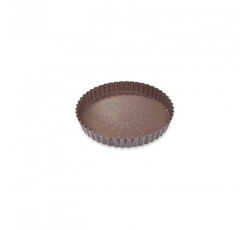 Tourtière perforée partiellement avec fond mobile, gobel - taille - 26 cm 226435