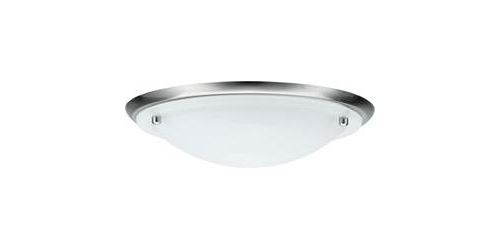 Plafonnier de salle de bain Paulmann Arctus E27 60 W fer (brossé), opaque
