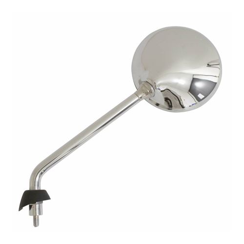 Retroviseur maxiscooter adaptable piaggio 125 vespa gt 2003+2006 gauche chrome (homologue ce) -vicma-