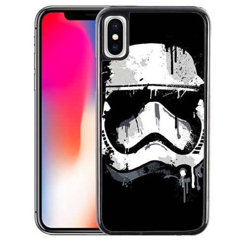 Coque pour iPhone XS stormtrooper paint