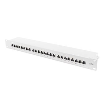 Panneau De Brassage Rj45 24 Ports Cat6a Stp 1u Switch Reseau Achat Prix Fnac