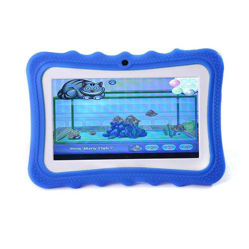Tablette tactile Enfant -7'' HD -ROM 8Go-Quad Core -Android 4.4 -Rose Bleu