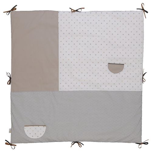 Tapis d'éveil et fond de parc P'tit Basile Collection 'Little sweet dreams' - 100x100 cm