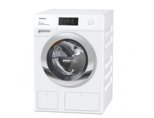 Miele WT1 WTW870 WPM PWash & TDos 9/6 kg - Machine à laver séchante - largeur : 59.6 cm - profondeur : 71.4 cm - hauteur : 85 cm - chargement frontal - 9 kg - 1600 tours/min - blanc lotus