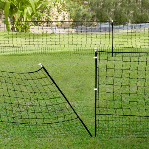 Kit clôture filet à poules 25 M avec porte 9 piquets double pointes -  Volailles - Achat & prix