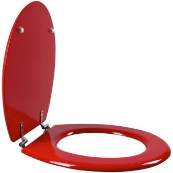 abattant wc rouge
